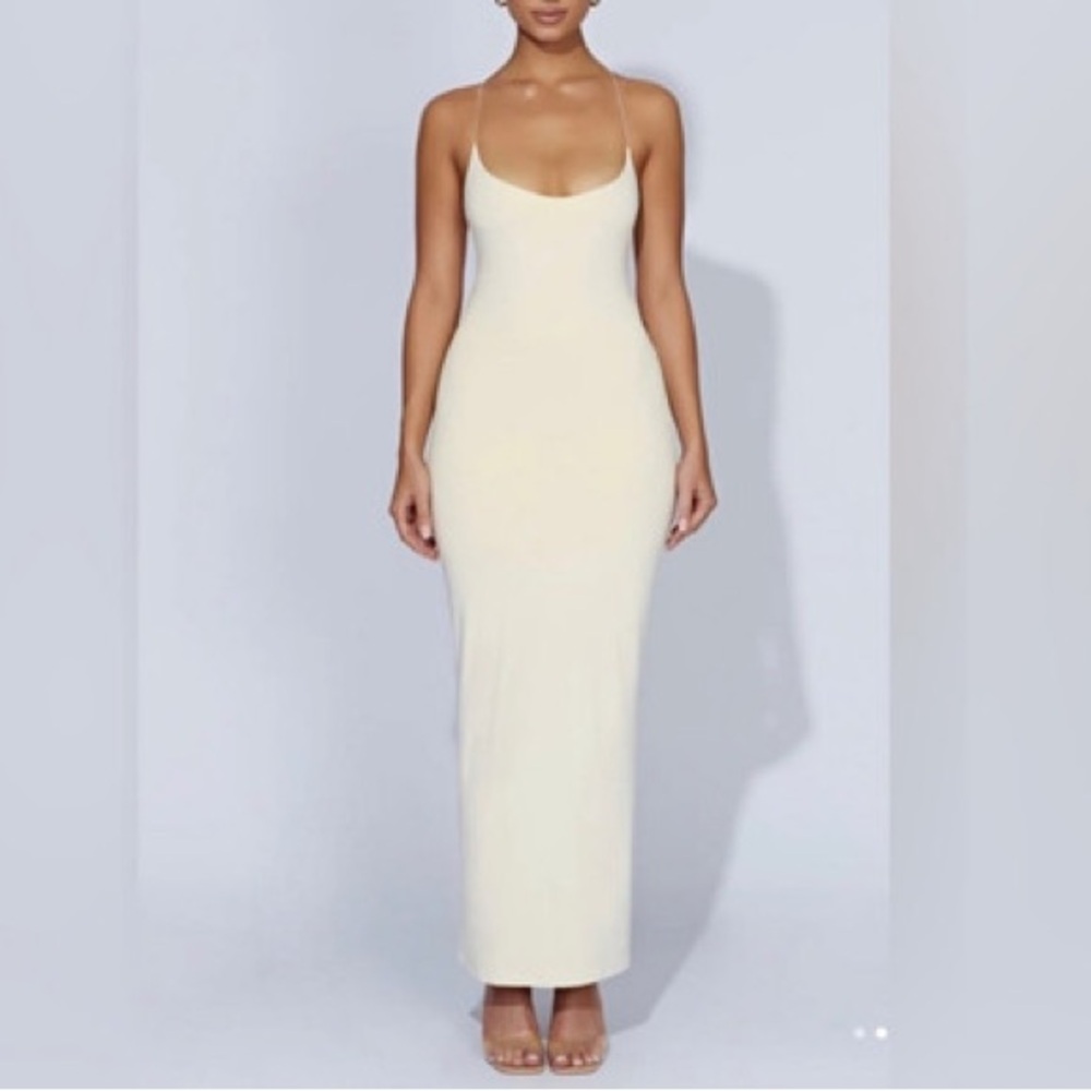 Meshki Cream Maxi Dress - Sabine